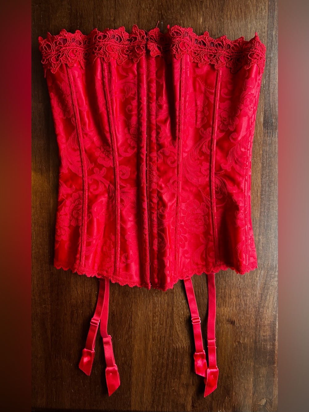 Frederick’s of Hollywood Red Corset - Size 32